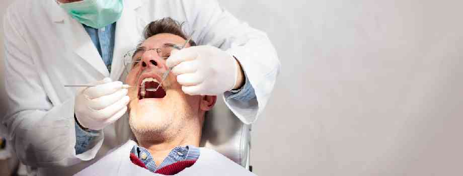 Dentist Doing Dental Procedure